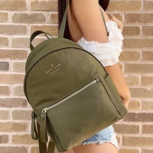 Kate Spade Chelsea The Little Better Nylon Backpack Enchanted Green